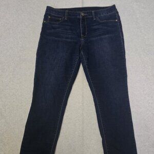 Jordache Women's Mid-Rise Skinny Jean Blue 12 Horse Head